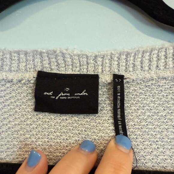 Out From Under by Urban Outfitters Cropped Waffle Knit Cardigan Sweater - Picture 3 of 4